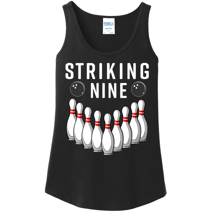 Bowling Striking Nine Ladies Essential Tank