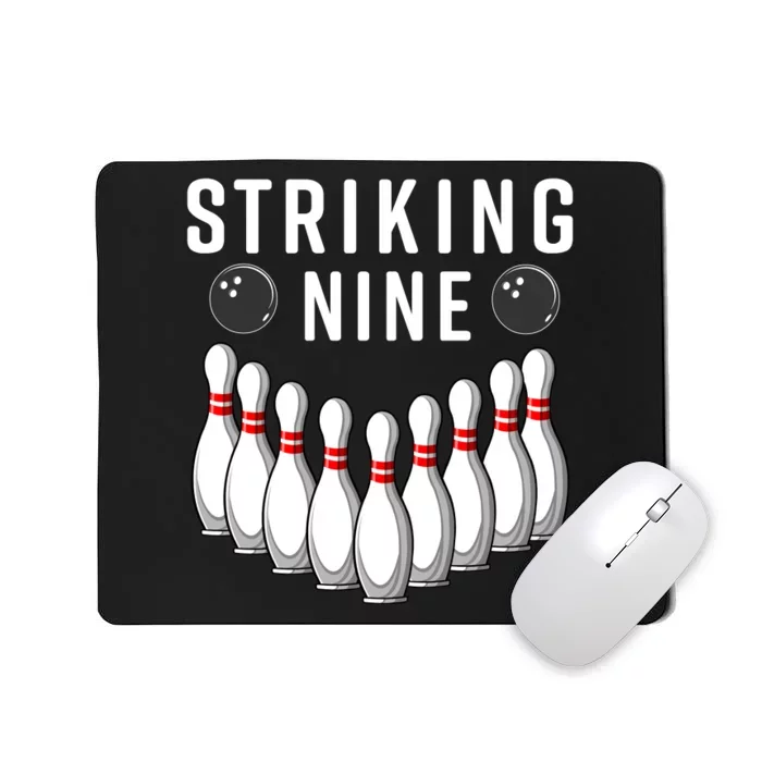 Bowling Striking Nine Mousepad