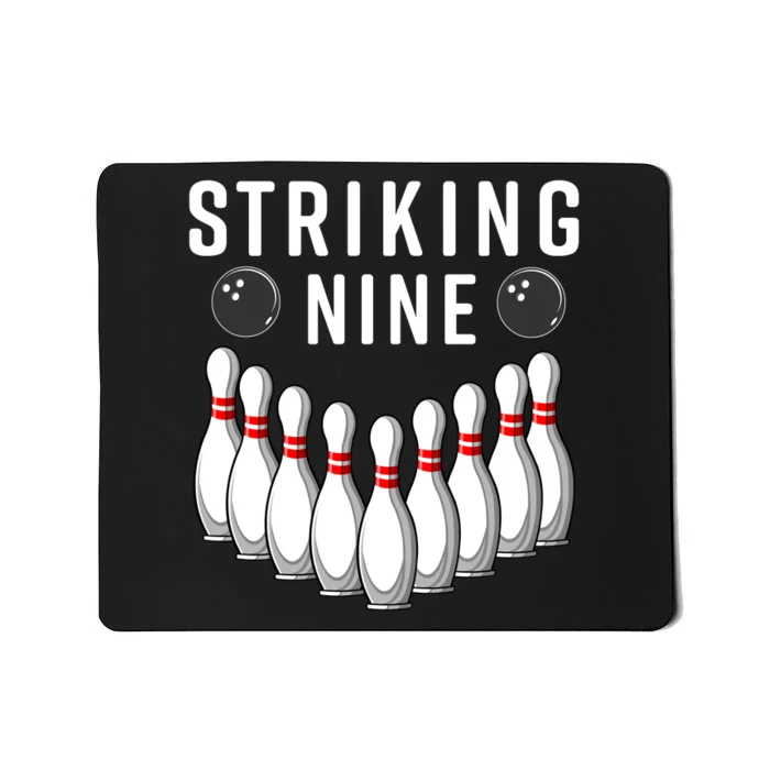 Bowling Striking Nine Mousepad