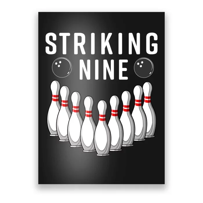 Bowling Striking Nine Poster