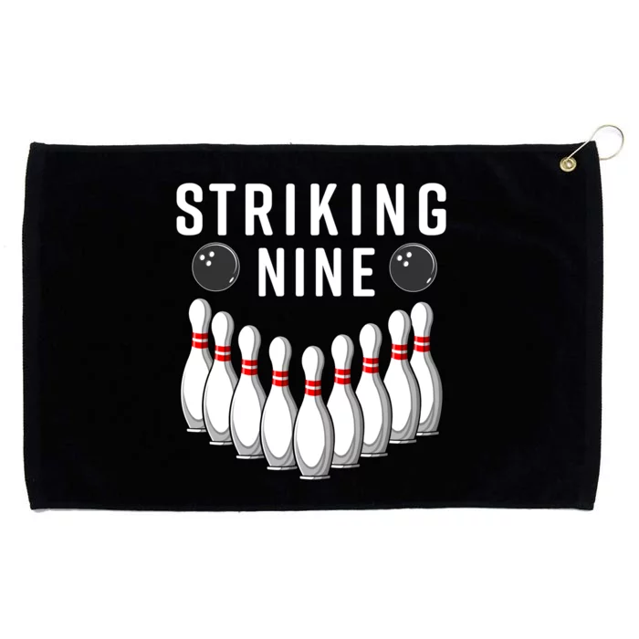 Bowling Striking Nine Grommeted Golf Towel