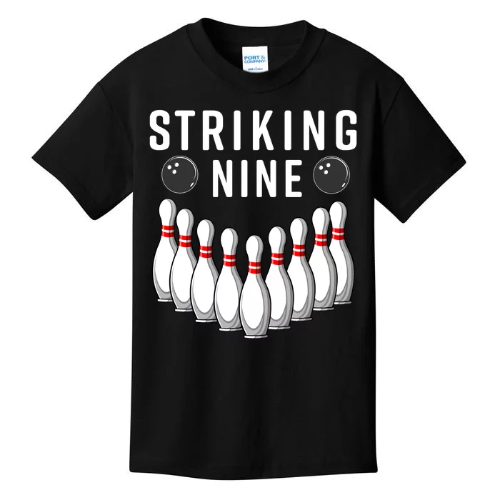 Bowling Striking Nine Kids T-Shirt