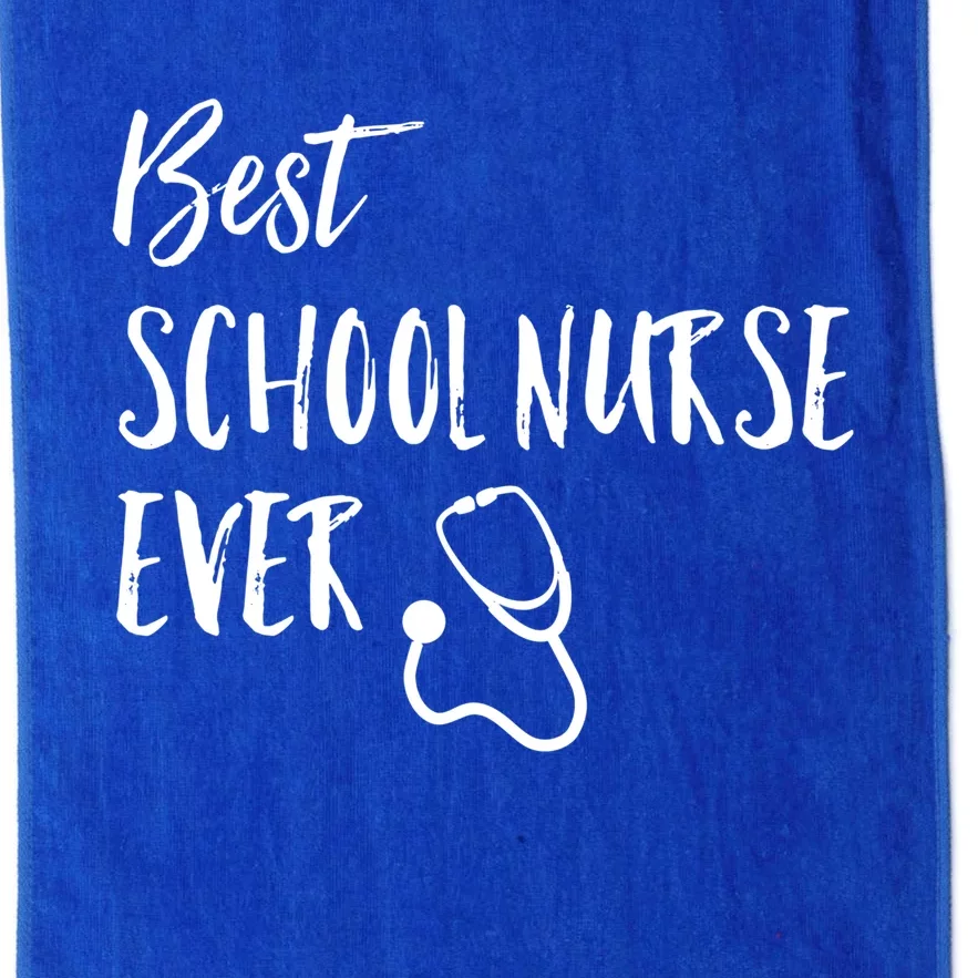 Best School Nurse Ever National School Nurse Day Great Gift Platinum Collection Golf Towel