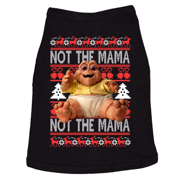 Baby Sinclair Not The Mama Ugly Christmas Baby Sinclair Monster Doggie Tank