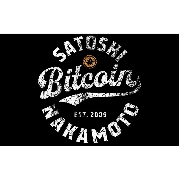 Bitcoin Satoshi Nakamoto Est 2009 Crypto Blockchain Wallet Bumper Sticker