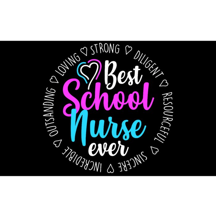 Best School Nurse Ever Appreciation Gift Bumper Sticker