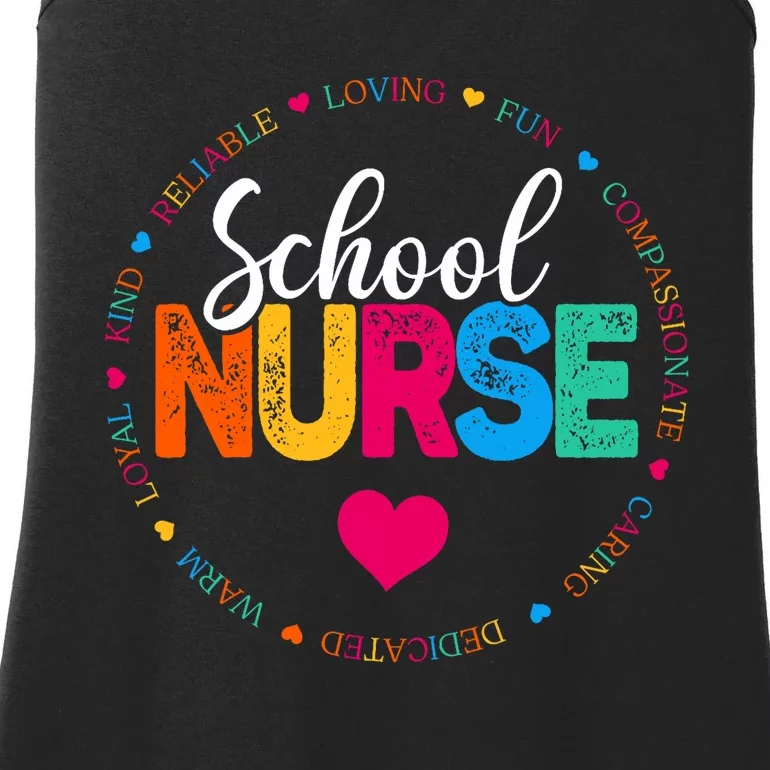 Best School Nurse Ever Appreciation Gift Ladies Essential Tank