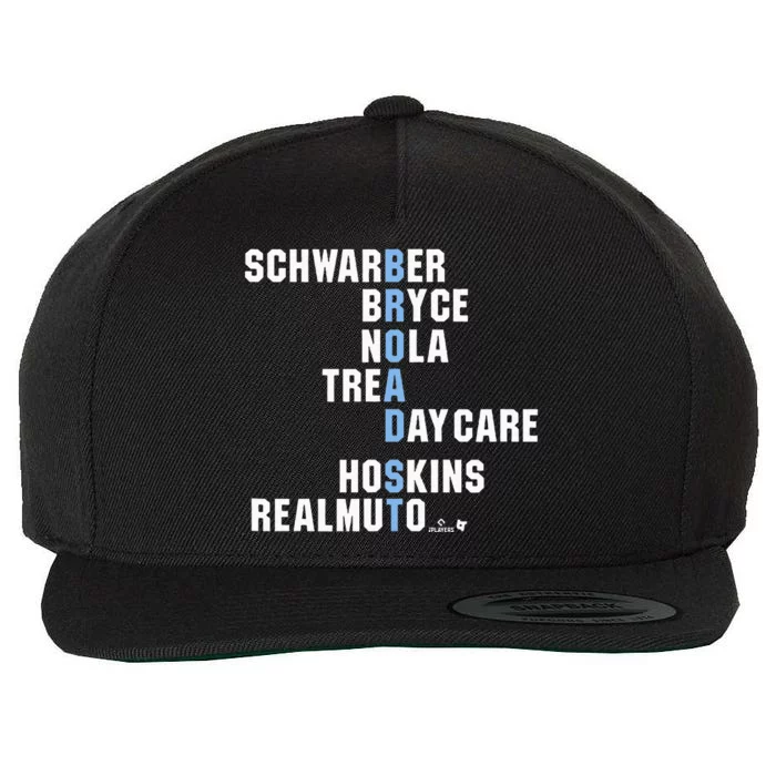 Broad St Names Philadelphia Baseball Wool Snapback Cap