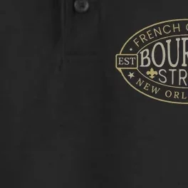 Bourbon Street New Orleans French Quarter Louisiana Est 1718 Dry Zone Grid Performance Polo