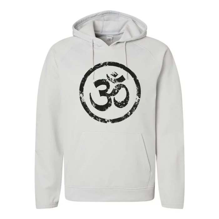 Buddhist Symbol Om Cool Buddhism Yoga Tao Zen Men Women Performance Fleece Hoodie