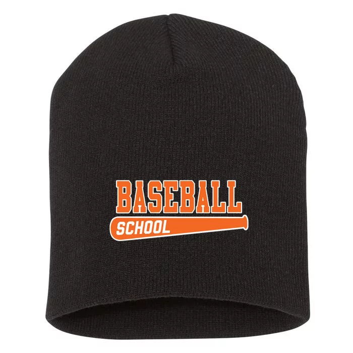 Baseball School Os Short Acrylic Beanie