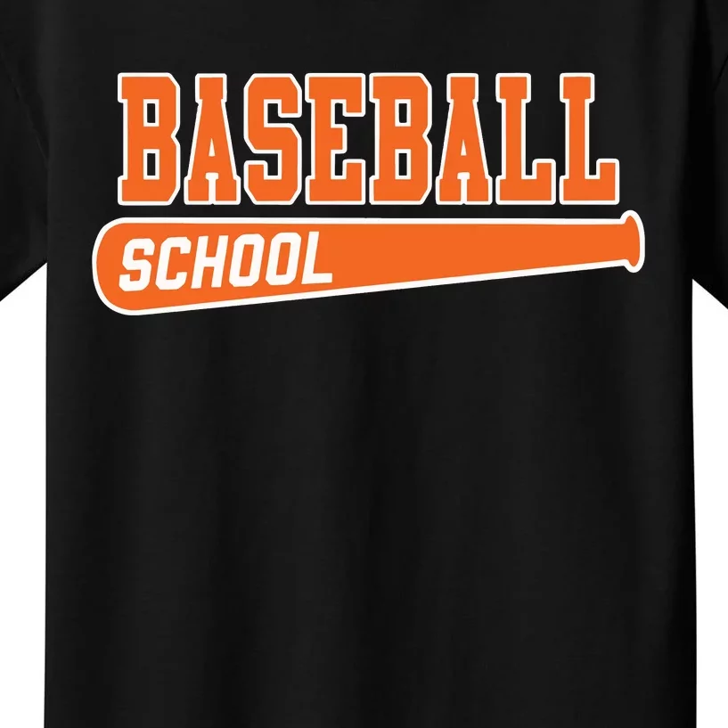 Baseball School Os Kids T-Shirt