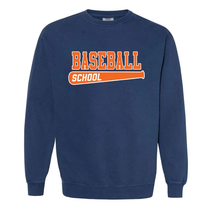 Baseball School Os Garment-Dyed Sweatshirt