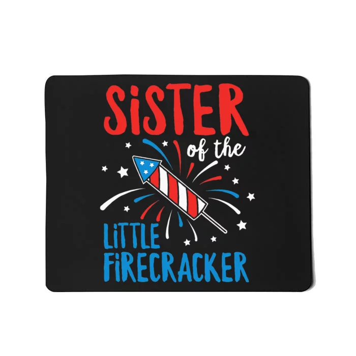 Big Sister Of The Little Firecracker Pregnancy Announcement Mousepad