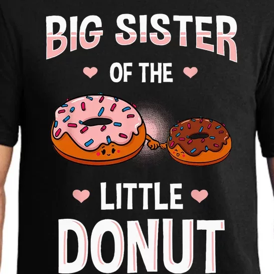 Big Sister Of The Little Donut Gender Reveal Announcement Pajama Set