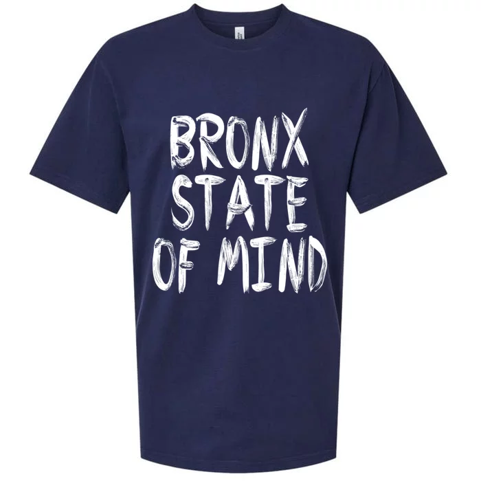 Bronx State Of Mind Ny New York Bx Nyc Gift Sueded Cloud Jersey T-Shirt