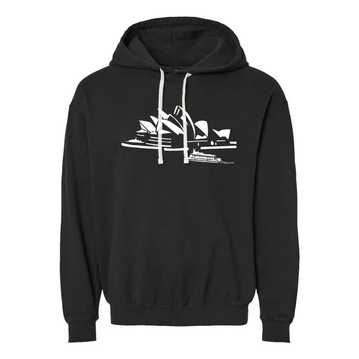 Beautiful Sydney Opera House Australia Garment-Dyed Fleece Hoodie