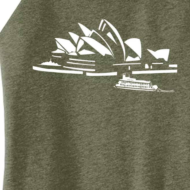 Beautiful Sydney Opera House Australia Women’s Perfect Tri Rocker Tank