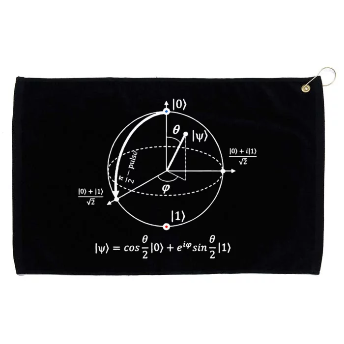 Bloch Sphere Of Quantum Information Physics And Science Grommeted Golf Towel