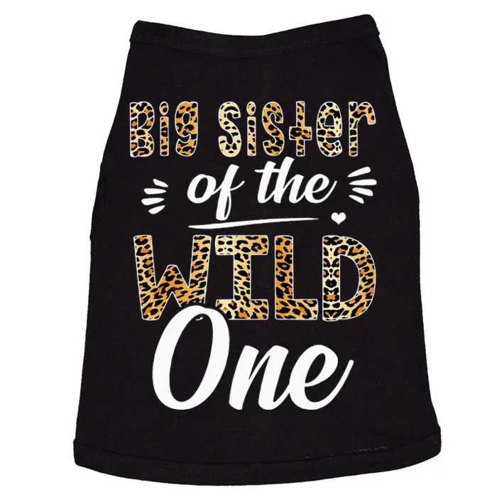 Big Sister Of The Wild One Zoo Themed 1st Birthday Party Doggie Tank