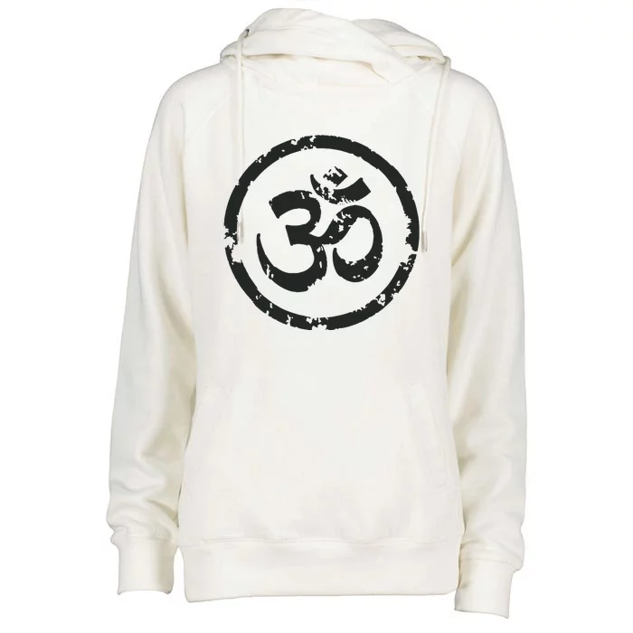 Buddhist Symbol Om Cool Buddhism Yoga Tao Zen Men Women Womens Funnel Neck Pullover Hood