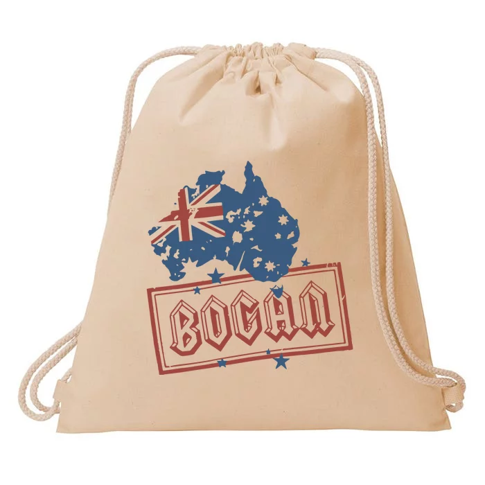 Bogan Stamp Of Approval Aussie Drawstring Bag