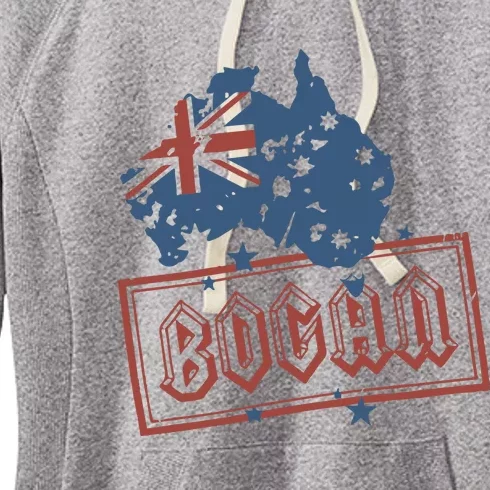 Bogan Stamp Of Approval Aussie Women's Fleece Hoodie