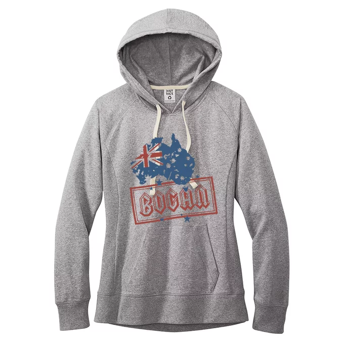 Bogan Stamp Of Approval Aussie Women's Fleece Hoodie