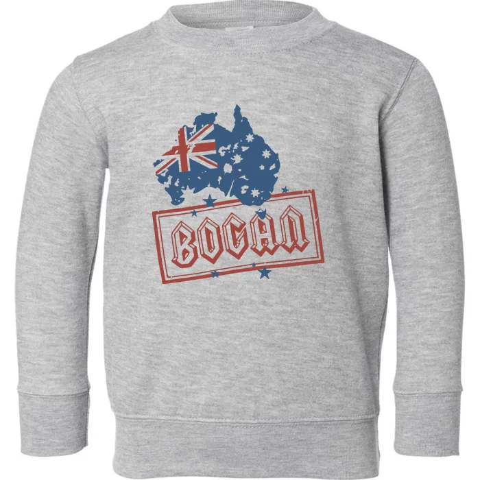 Bogan Stamp Of Approval Aussie Toddler Sweatshirt