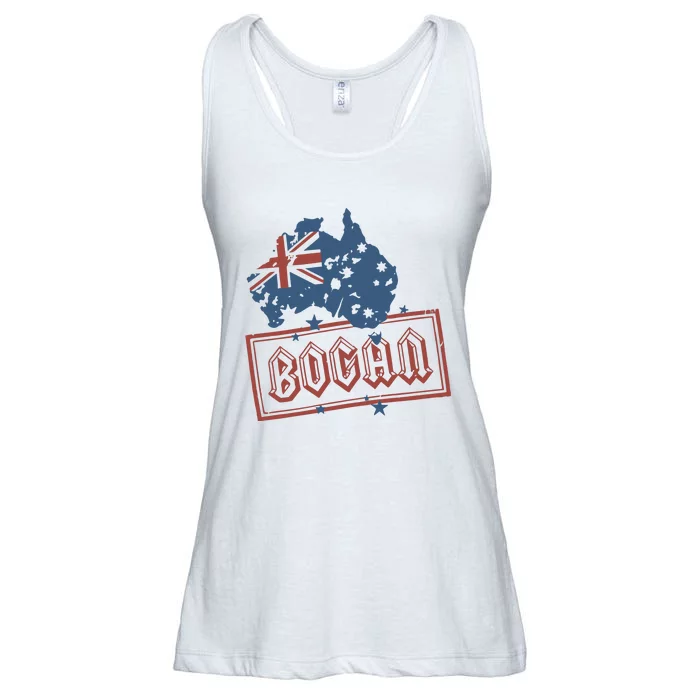 Bogan Stamp Of Approval Aussie Ladies Essential Flowy Tank