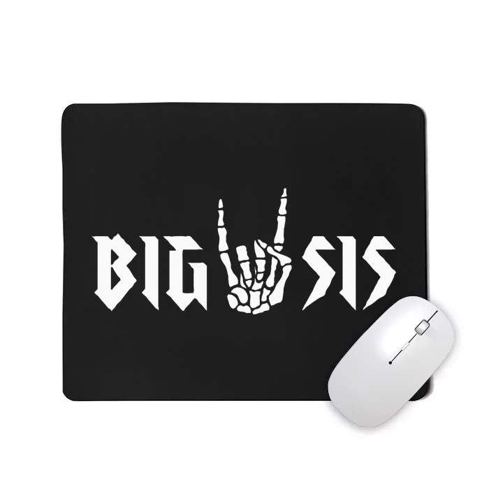 Big Sis Of The Bad Two The Bone Birthday 2 Year Old Birthday Mousepad