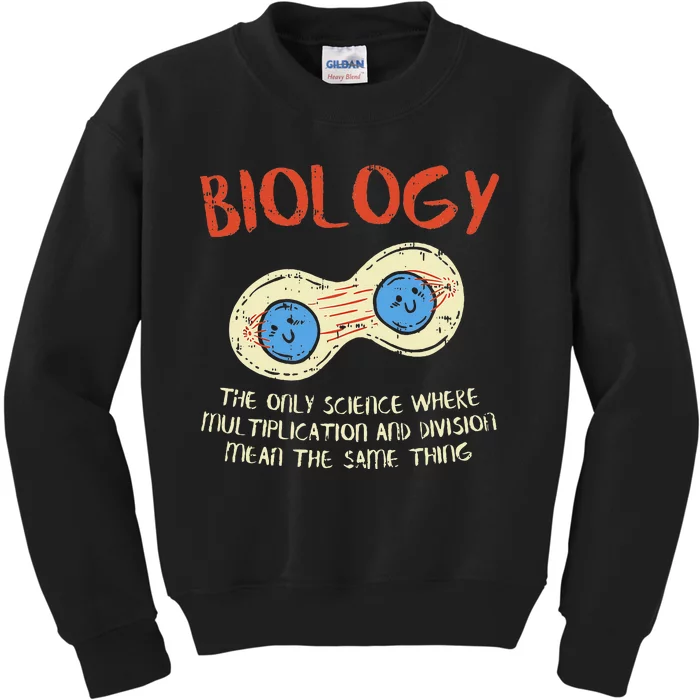 Biology Study Organism Genetics Science Microbiologist Kids Sweatshirt