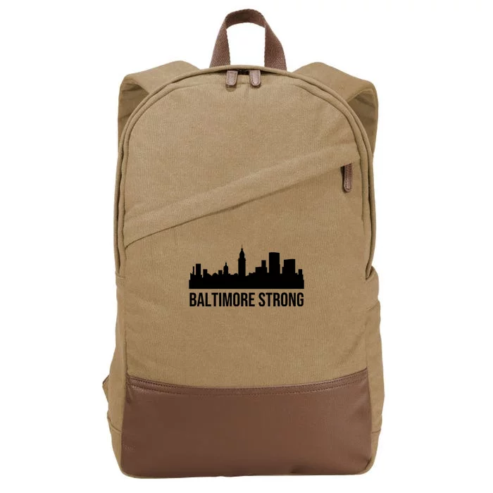 Baltimore Strong Pray For Baltimore Francis Scott Key Cotton Canvas Backpack