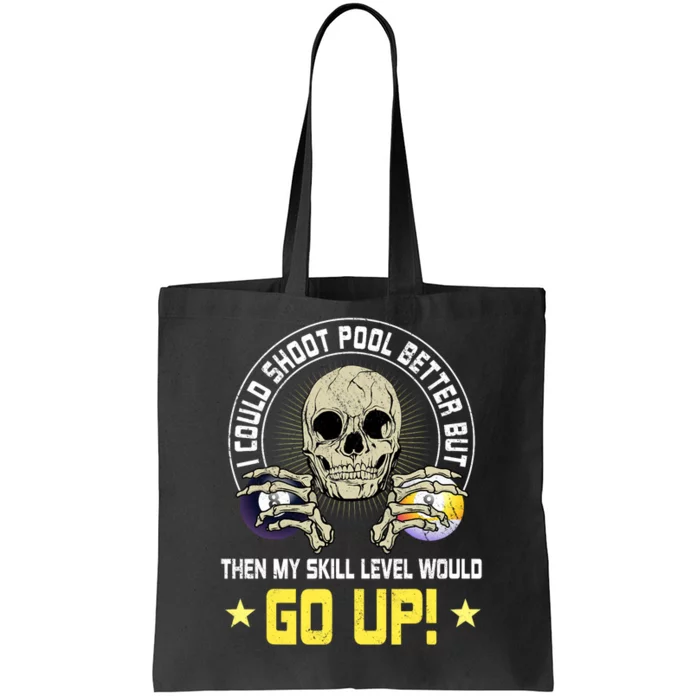 Billiards Skull Pool Snooker Billiard Ball Table Nineball Tote Bag