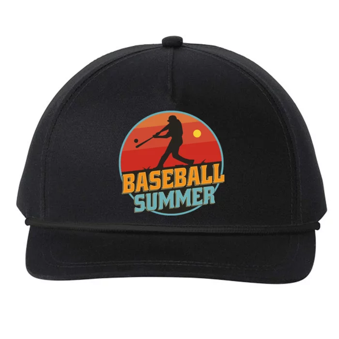 Baseball Summer Player Snapback Five-Panel Rope Hat