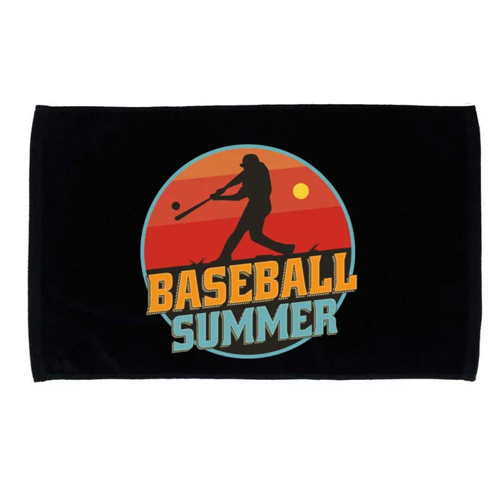 Baseball Summer Player Microfiber Hand Towel