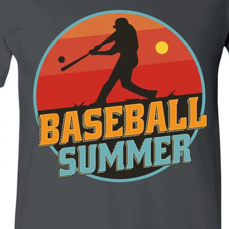 Baseball Summer Player V-Neck T-Shirt