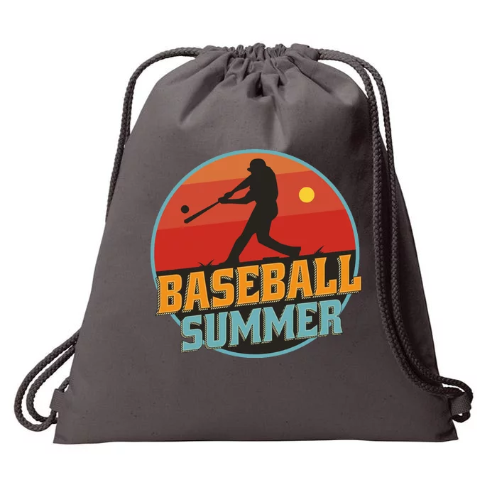 Baseball Summer Player Drawstring Bag