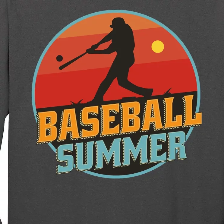 Baseball Summer Player Tall Long Sleeve T-Shirt