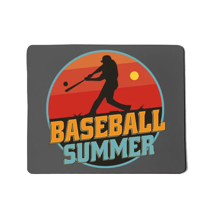 Baseball Summer Player Mousepad