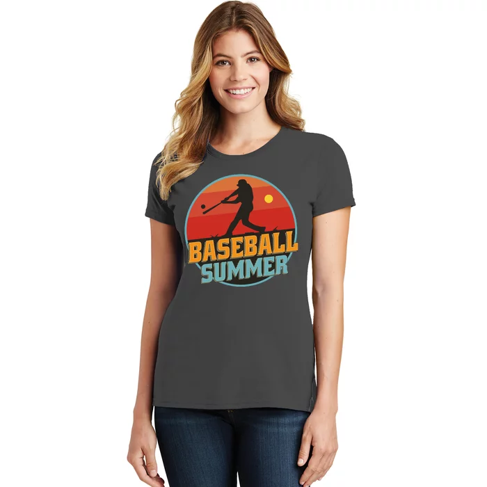 Baseball Summer Player Women's T-Shirt