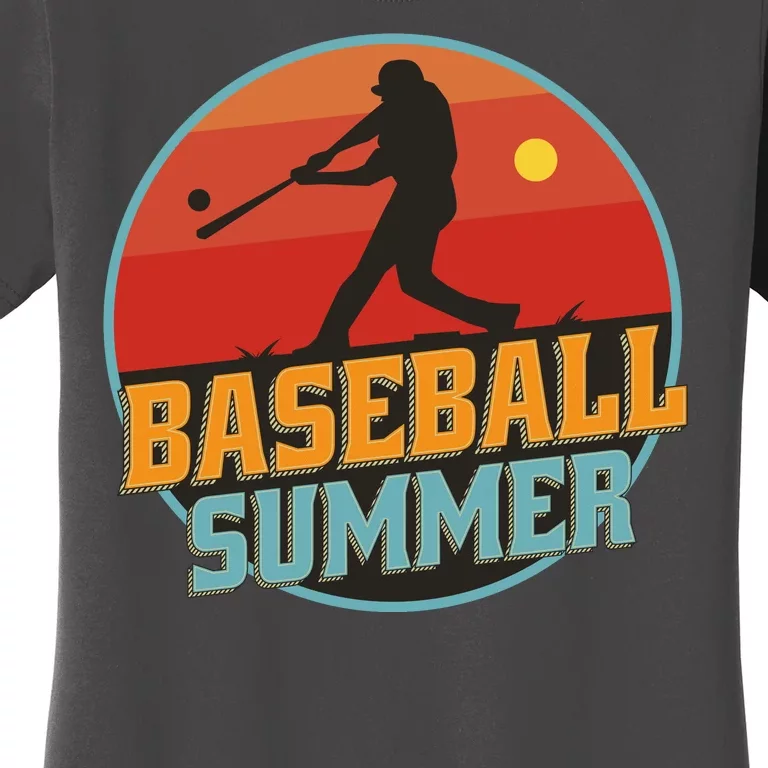 Baseball Summer Player Women's T-Shirt