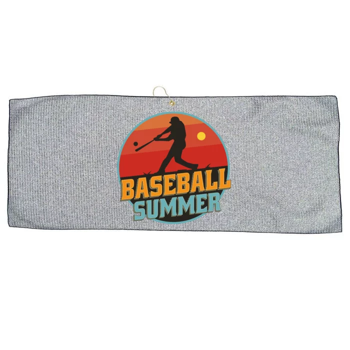 Baseball Summer Player Large Microfiber Waffle Golf Towel