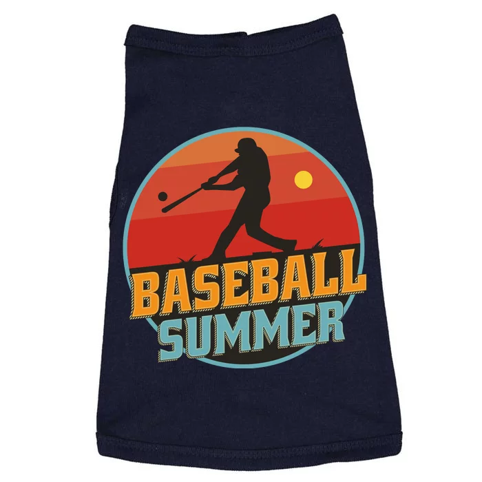 Baseball Summer Player Doggie Tank