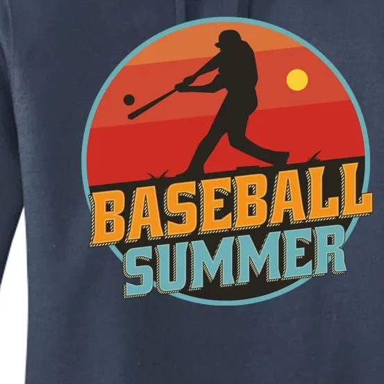 Baseball Summer Player Women's Pullover Hoodie