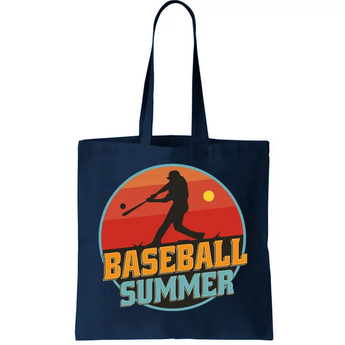 Baseball Summer Player Tote Bag