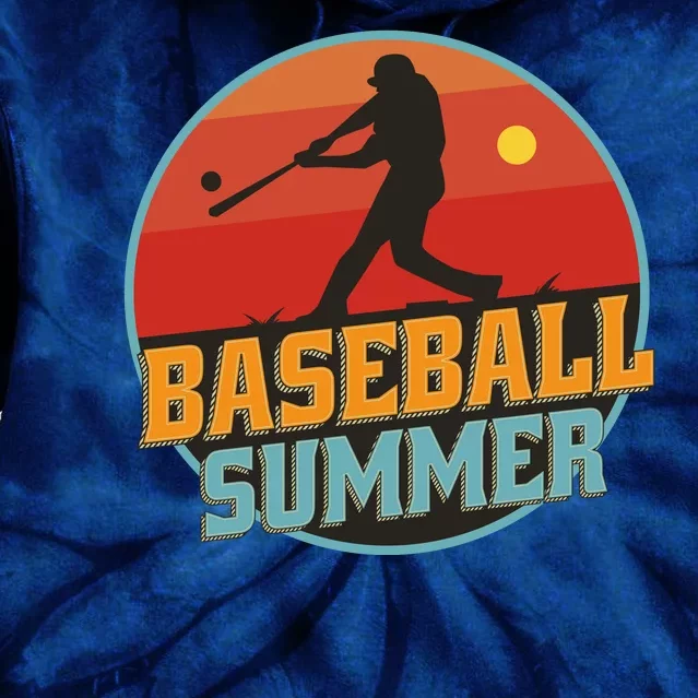 Baseball Summer Player Tie Dye Hoodie