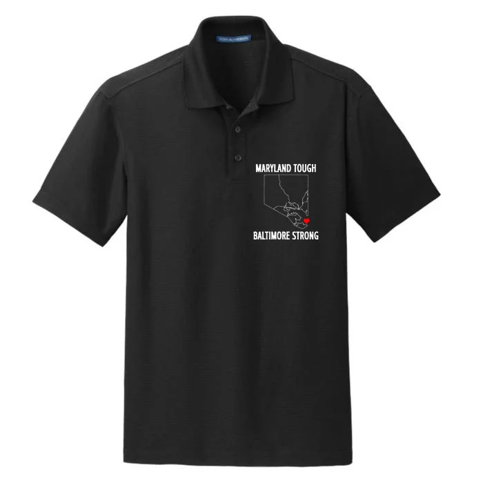 Baltimore Strong Pray For Baltimore Dry Zone Grid Performance Polo