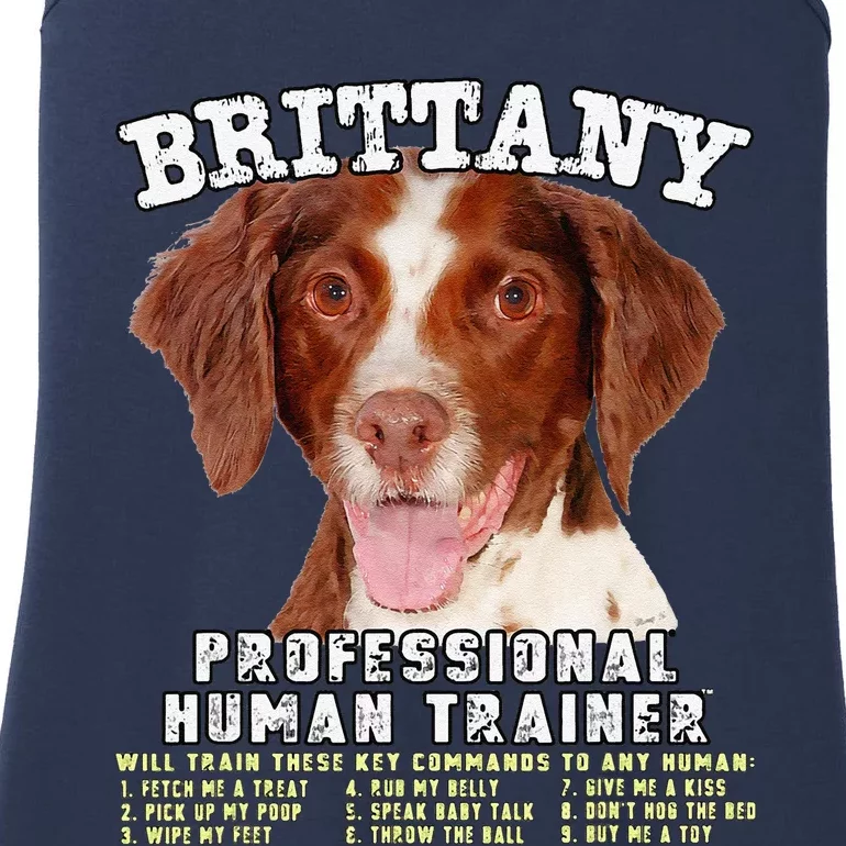 Brittany Spaniel Professional Human Trainer Cute Dog Ladies Essential Tank