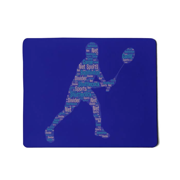 Badminton Shuttlecock Player Cute Gift Mousepad